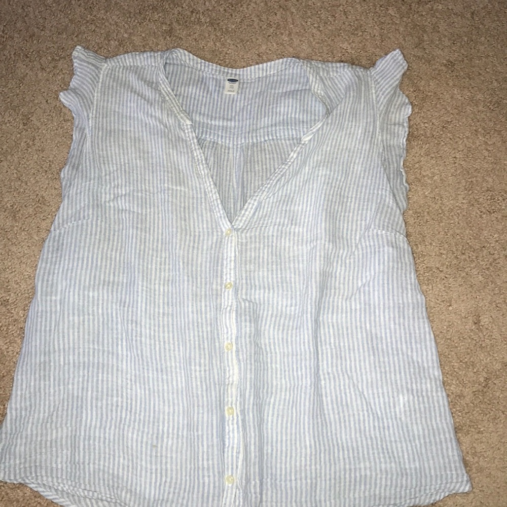 Button Down Light Weight Tank